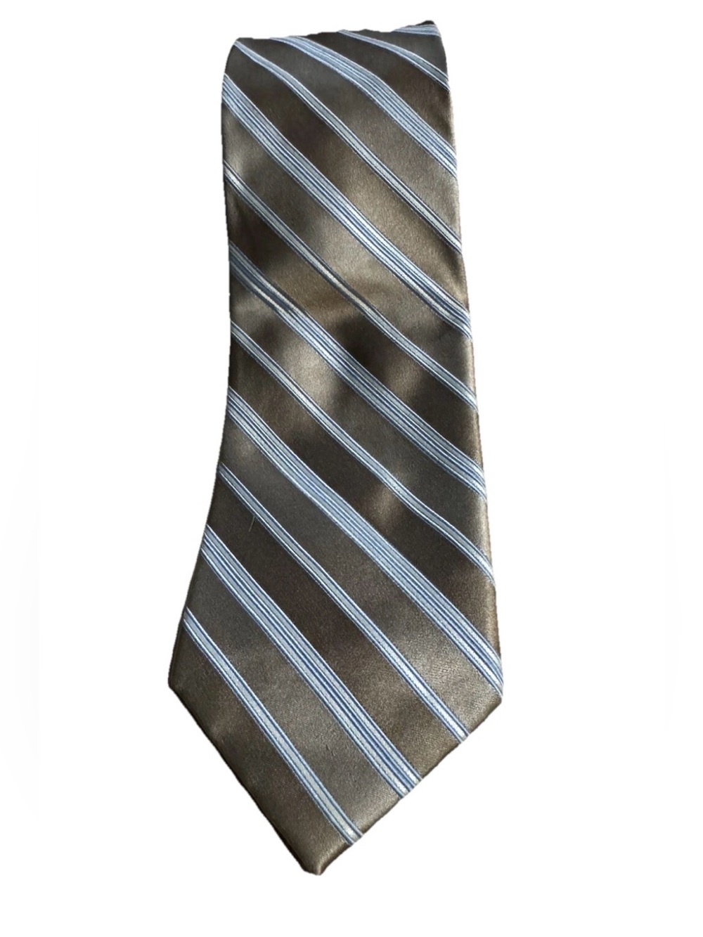 MSRP $55 Club Room Men's‎ Classic Stripe Tie Brown